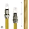 Flextron Gas Line Hose 1/2'' O.D.x48'' Len 1/2" FIPxMIP Fittings Yellow Coated Stainless Steel Flexible FTGC-YC38-48C - alternate 2